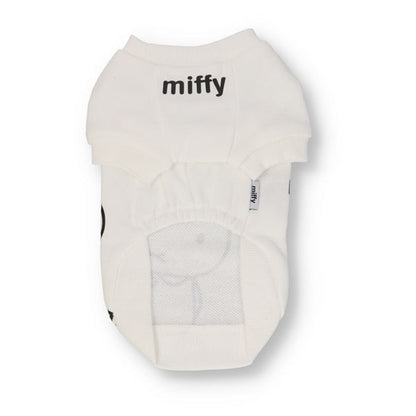 miffy ミッフィーＢＩＧフェイストレーナー ホワイト ブラック