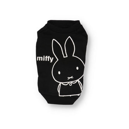 miffy ミッフィーＢＩＧフェイストレーナー ホワイト ブラック